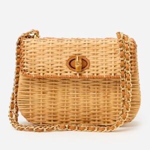 Jmaclaughing Crawford Bucket Bag | Tan Woven Bucket Bag